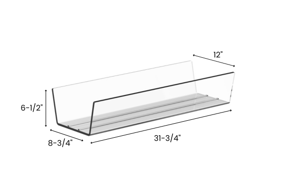 Magbrowz Large Bins Acrylic Dimensions for Libraries