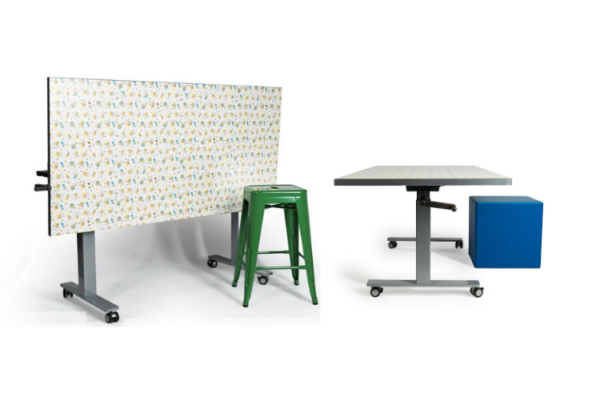 Maker Flex Kids - height adjustable flip-top table