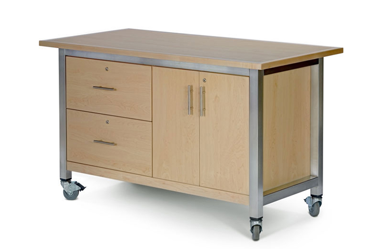 Maker Storage - Locking Drawers & Cabinets Combination Config