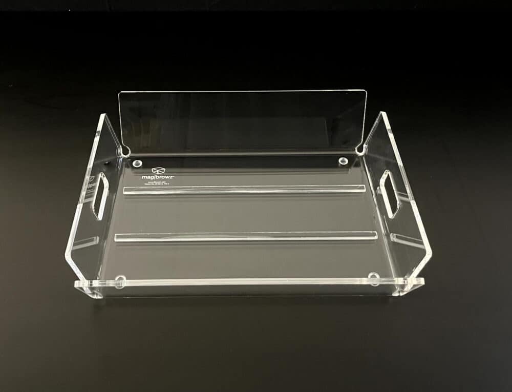 magbrowz small tray - acrylic display