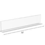 Countertop 6 x 32 Acrylic Dimensions for Library