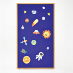 Felt Toy Library Play End Shelving Panel