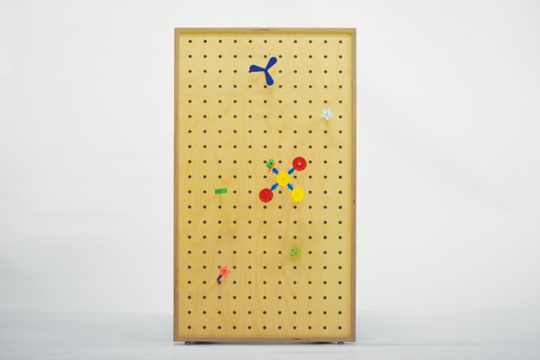 Pegboard Toy Library Play End Shelving Panel