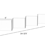 Zig Zag Acrylic Dimensions for Library