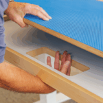 Reversable activity table top for library spaces