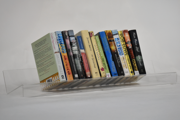 20 Degree Sloped Display for Library Books, CDs, DVDs and more merchandising possibilities