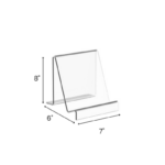 Small Face-Out Acrylic Dimensions for Library